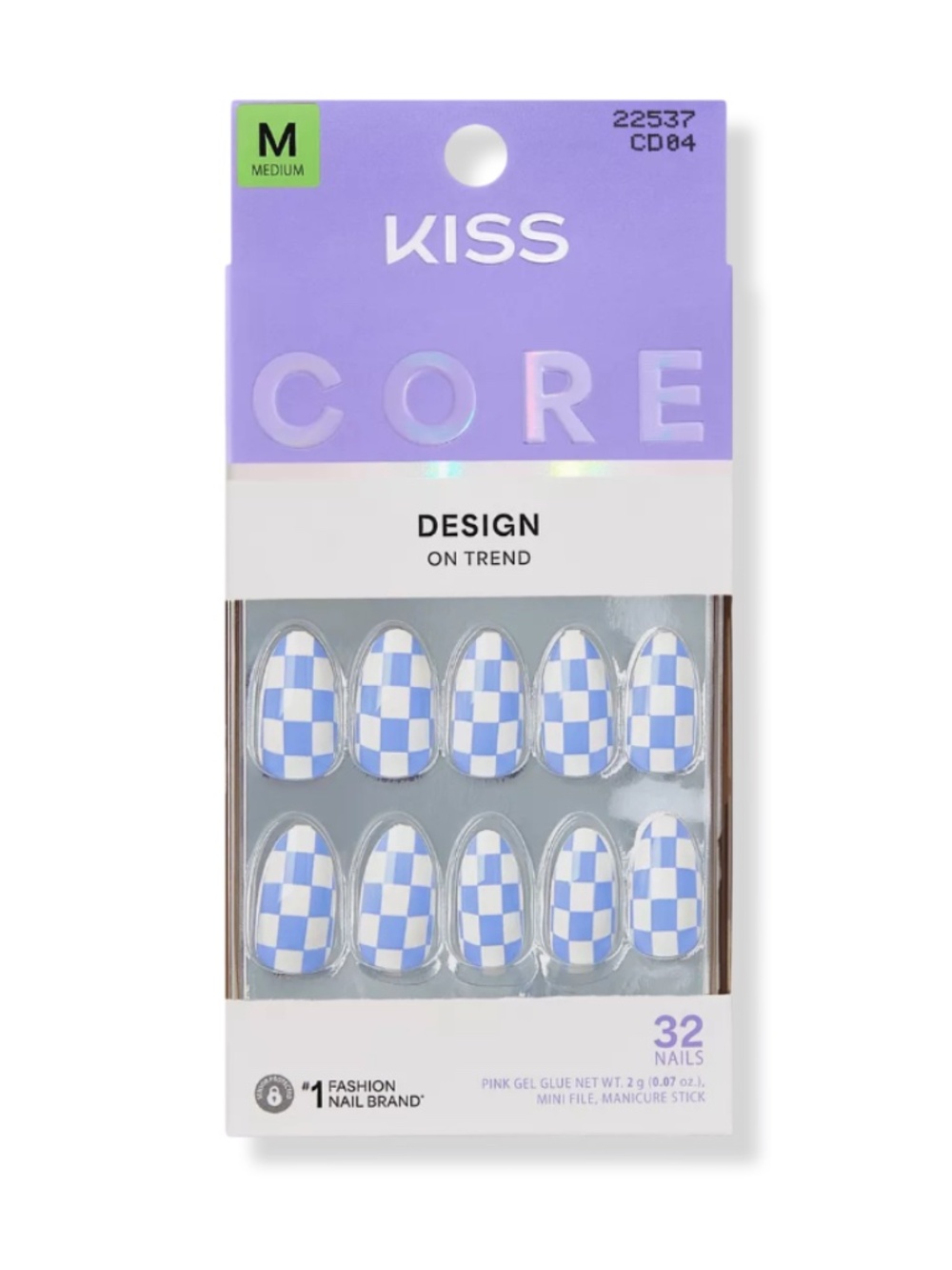Kiss Core Design Medium Almond Press On Nails
